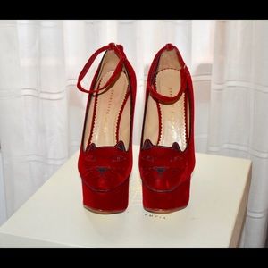 Olympia Charlotte Tessa platform cat wedge